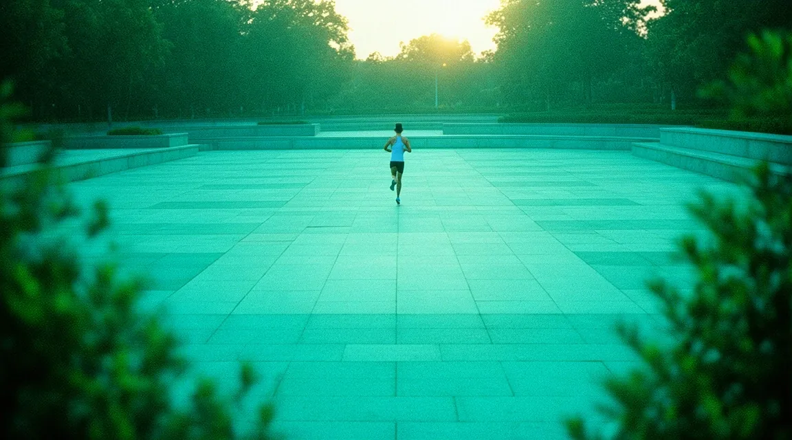 Peaceful urban rhythm
