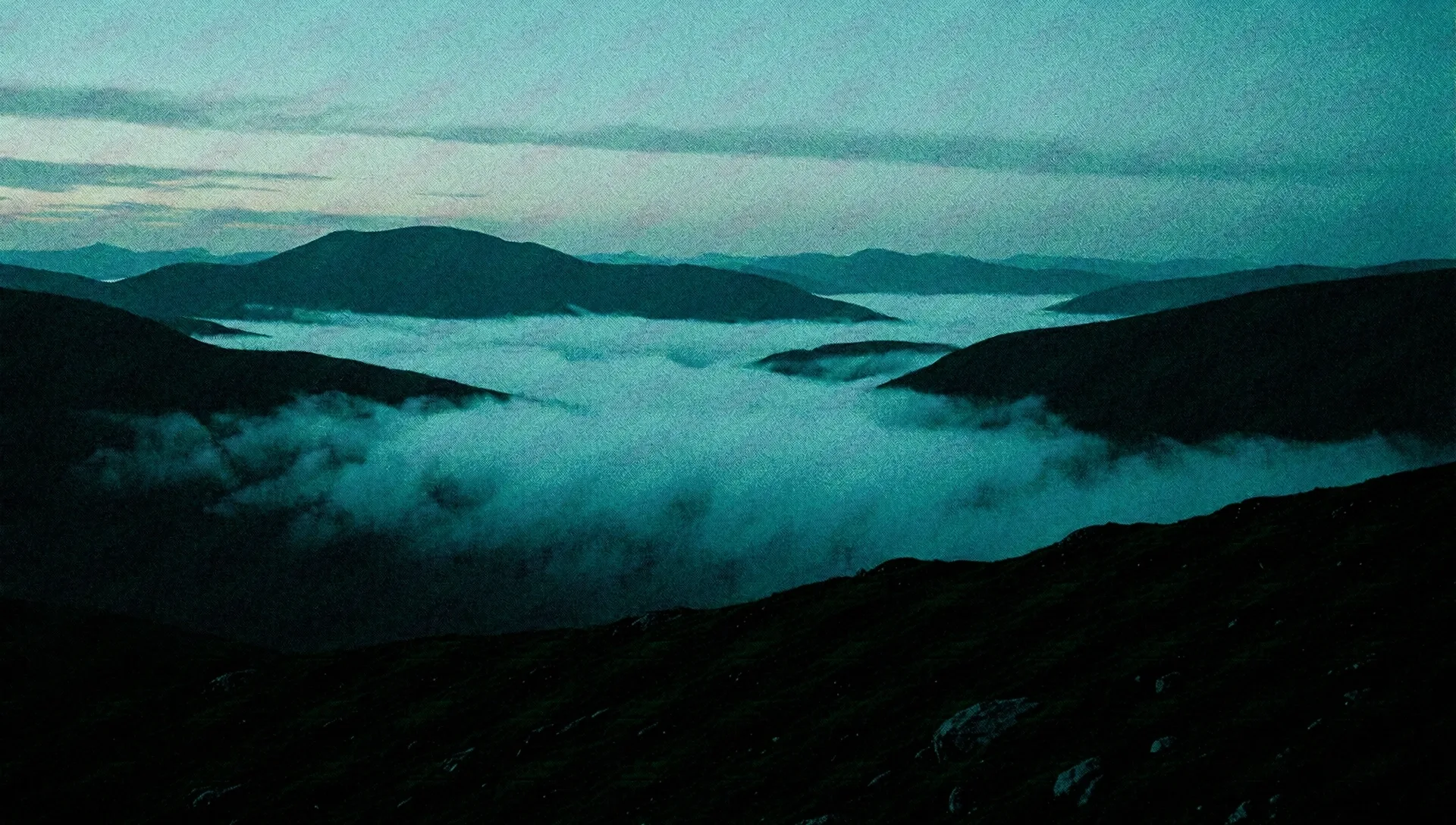 Vast, atmospheric Scottish landscape